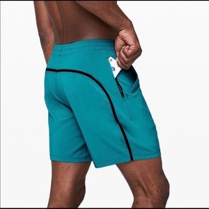 lululemon Pacebreaker 7” Lined Teal Medium